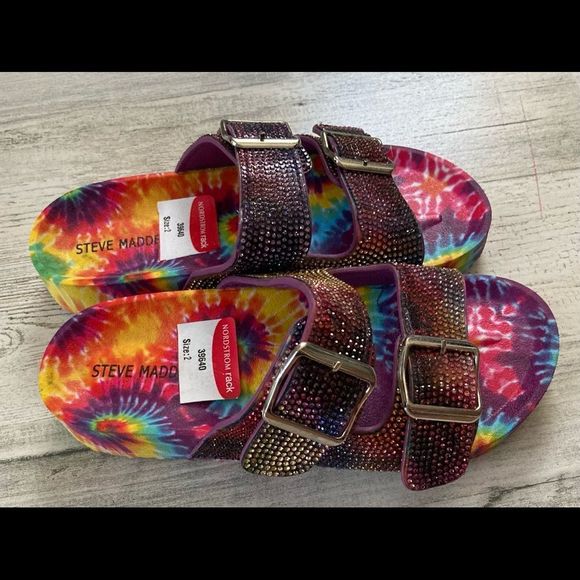 Steve Madden rainbow sandals Size 2 - Picture 3 of 7